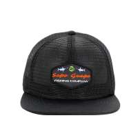 6 panel hat sports breathable comfort mesh print custom leather patch  logo trucker hat